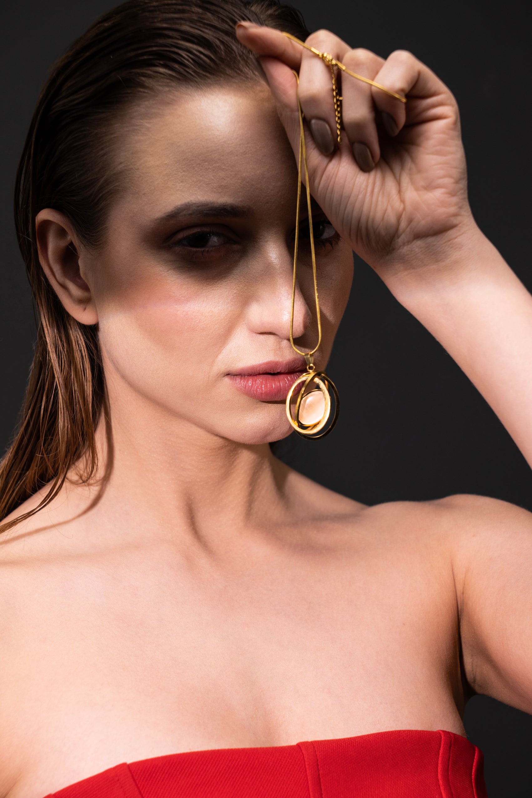 The Orbiting Muse Necklace – Premium Tarnish-Free Finish