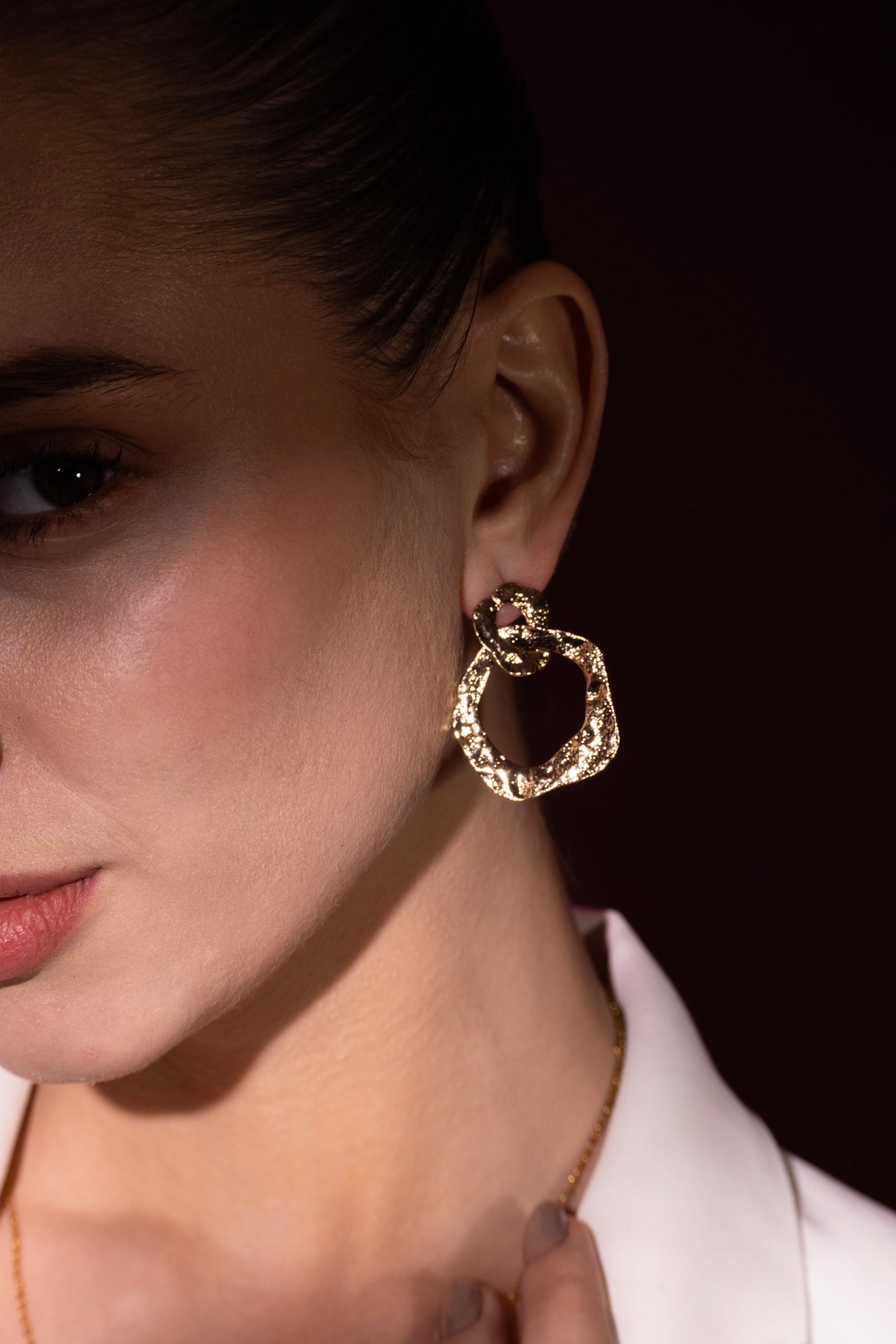 The Molten Link Earrings – Modern Heirloom Quality