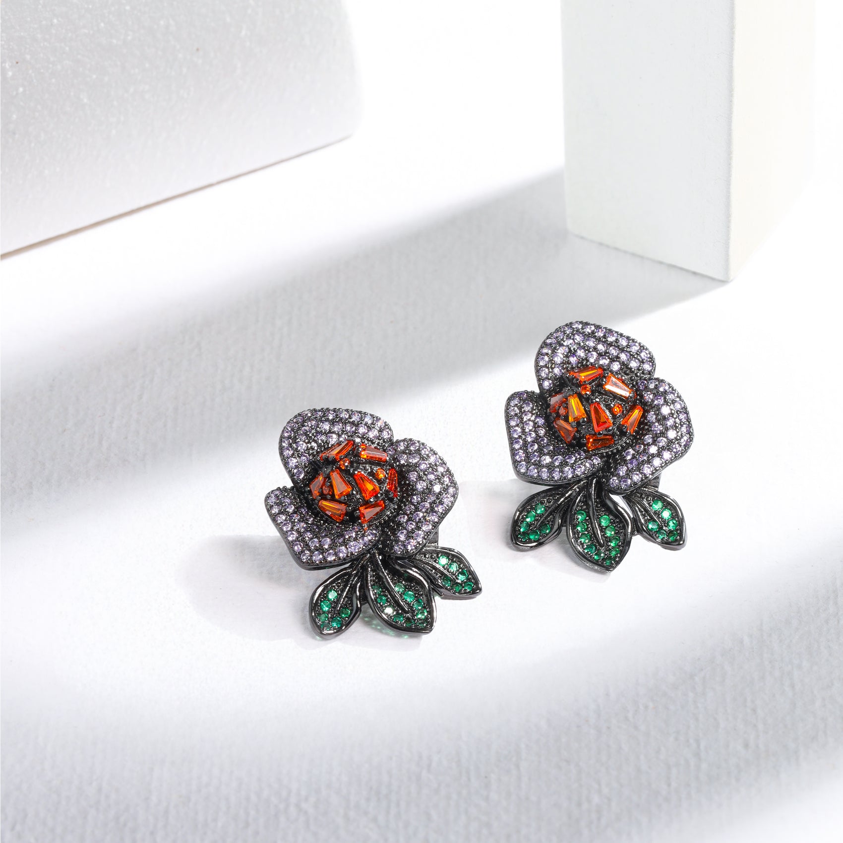 The Midnight Bloom Earrings – Modern Heirloom Quality