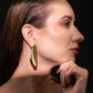 Gilded Serenade Earrings – High-Gloss Luxe Finish
