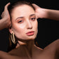 Gilded Serenade Earrings – High-Gloss Luxe Finish