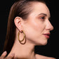 The Raw Textured Hoops – Luxury Plating, Built to Last