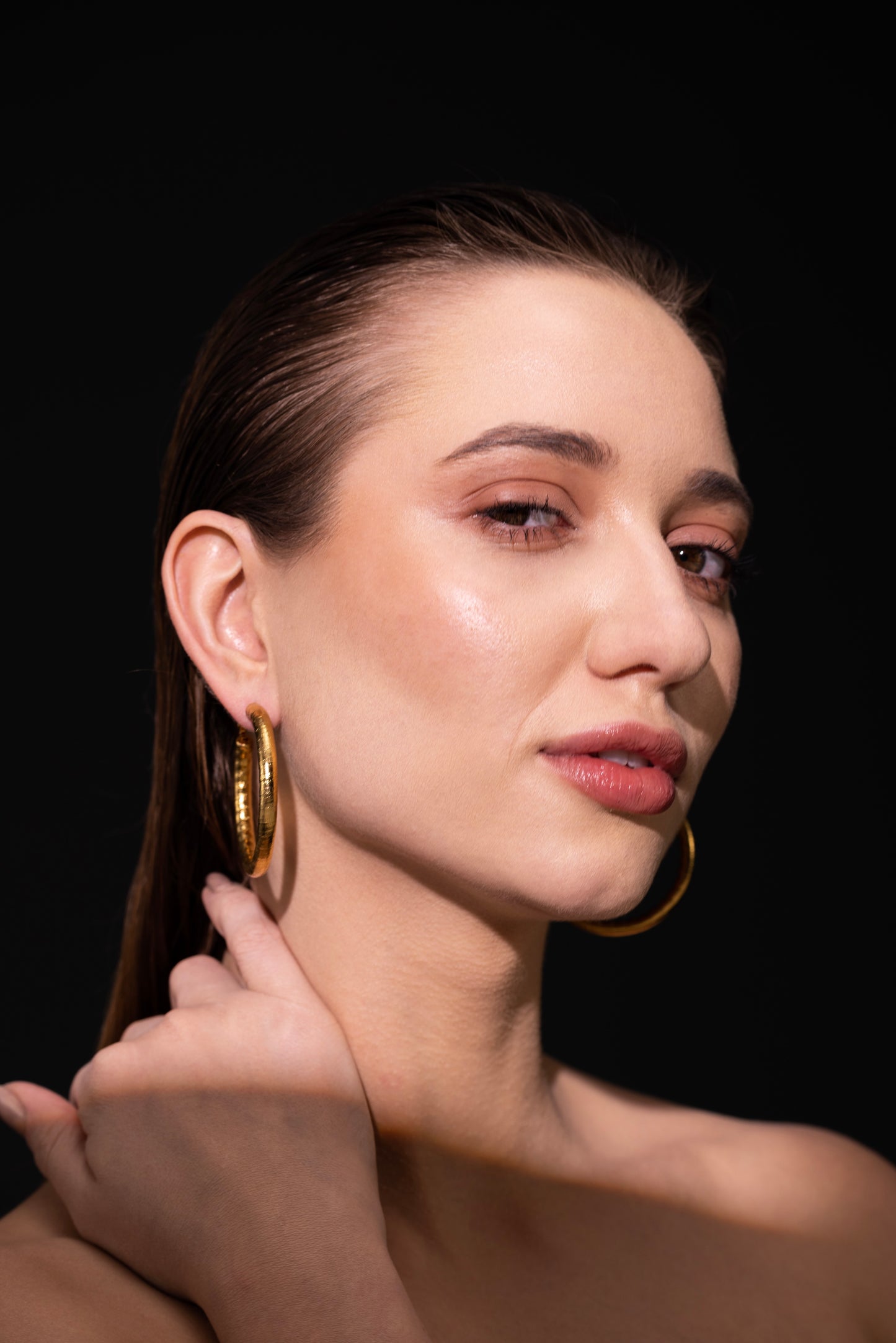 The Raw Textured Hoops – Luxury Plating, Built to Last