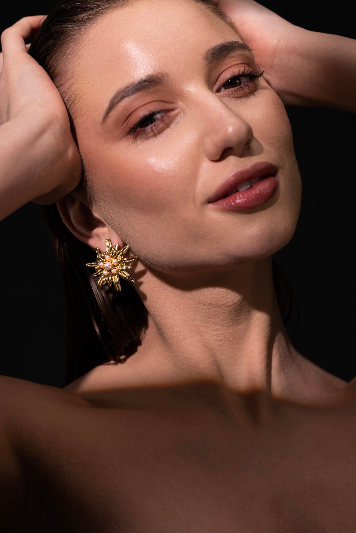 The Celestial Bloom Studs – Crafted for Lasting Luxe