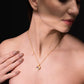 Amora Heart Gemstone Necklace – Everyday Glam, Lasting Shine