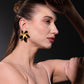 The Noir Petal Earrings – Premium Tarnish-Free Finish