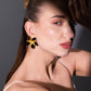The Noir Petal Earrings – Premium Tarnish-Free Finish
