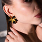The Noir Petal Earrings – Premium Tarnish-Free Finish