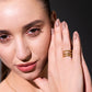 The Woven Cascade Ring – Everyday Glam, Lasting Shine