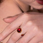The Crimson Embrace Ring – Hypoallergenic & Elegant
