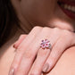 The Blush Bloom Embrace Ring – Artisan Made with Care