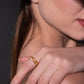 The Serpent’s Embrace Ring – 18K Gold-Plated Shine