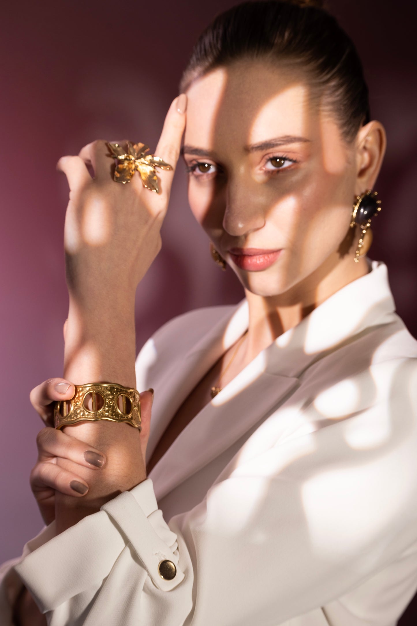 The Gilded Bloom Ring – Luxe-Grade Gold Plating