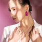 The Imperial Scarlet Bloom Ring – Hypoallergenic & Elegant
