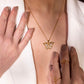 Aurelia Butterfly Crystal Necklace – Hypoallergenic & Elegant