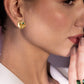 The Golden Medallion Studs – Everyday Glam, Lasting Shine