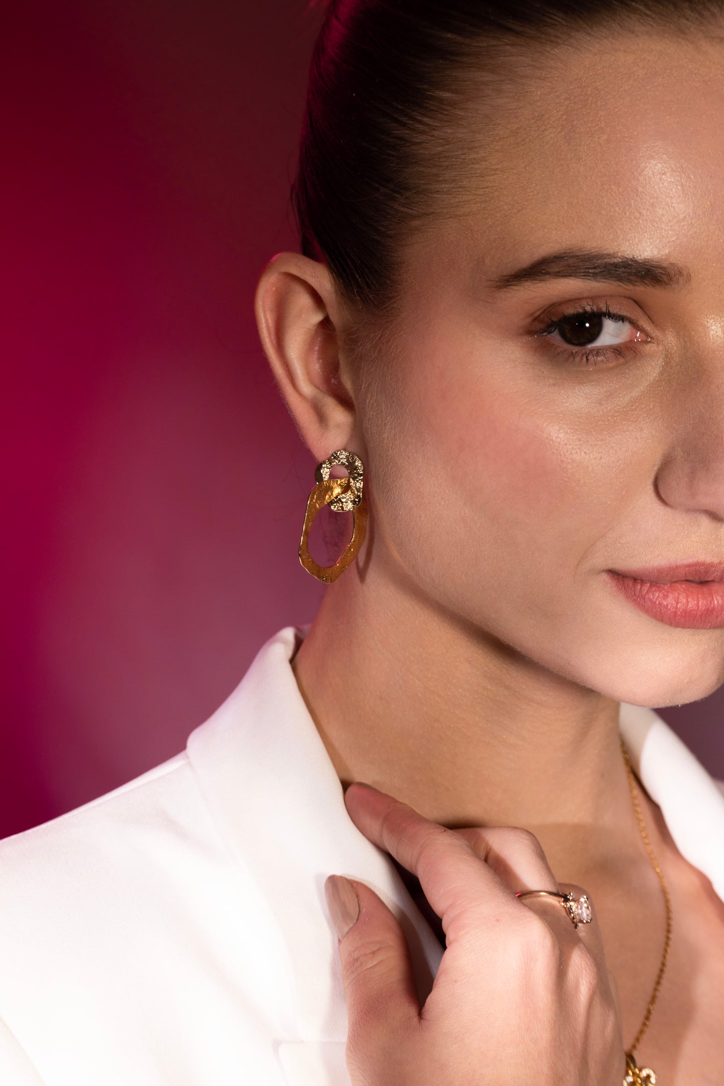 The Molten Link Earrings – Modern Heirloom Quality