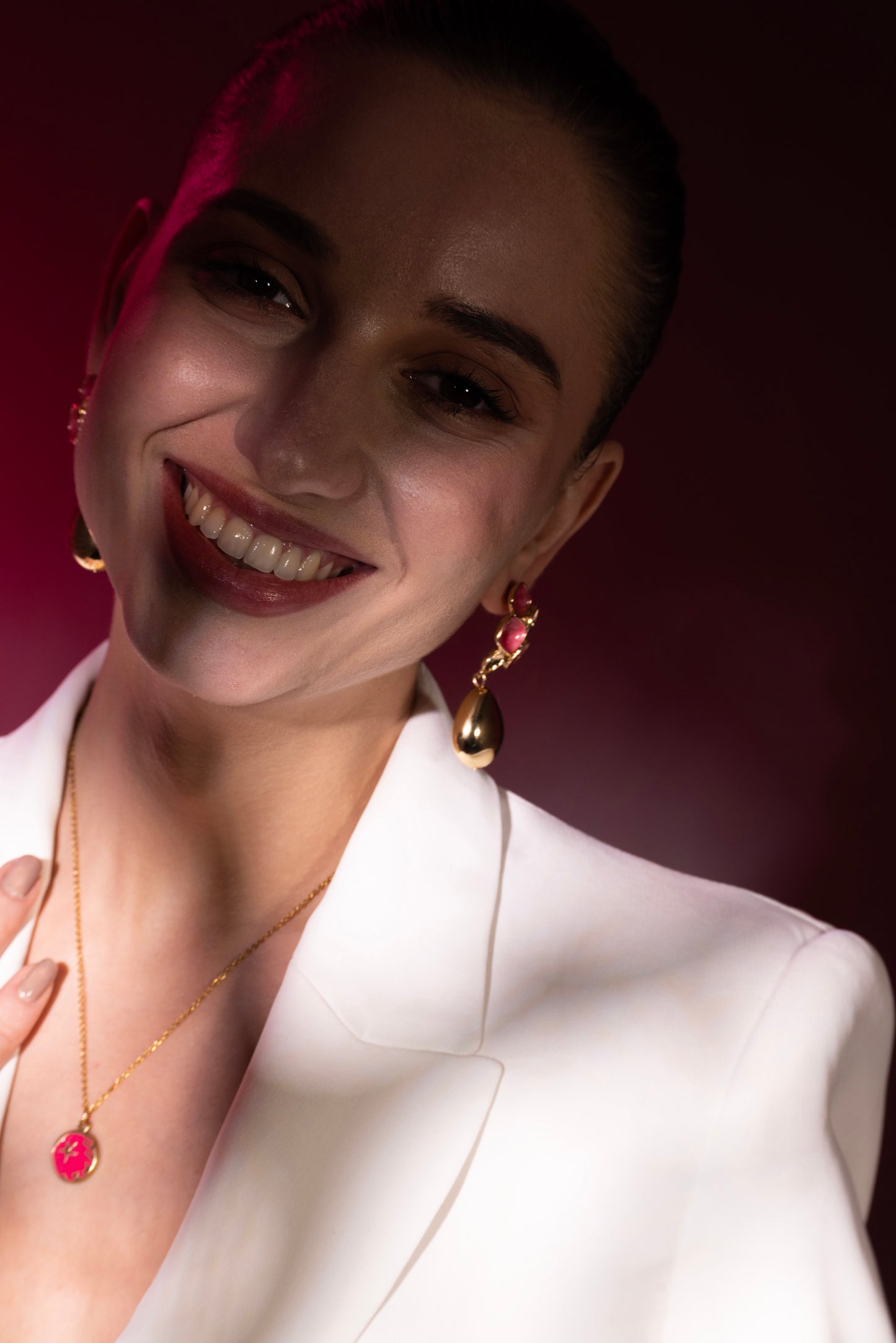 The Coral Starburst Pendant Necklace – Modern Heirloom Quality