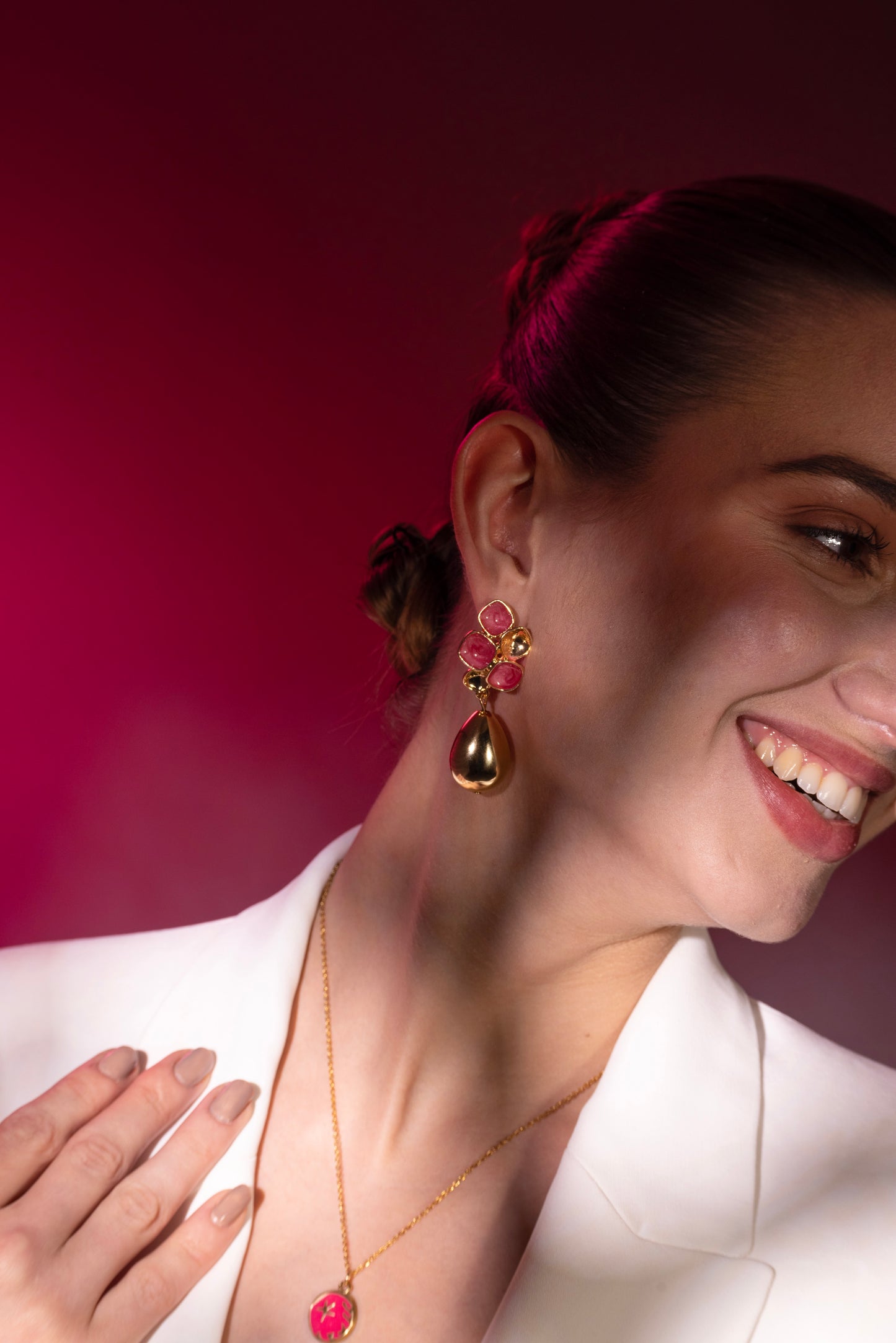The Rosé Bloom Earrings – Premium Tarnish-Free Finish