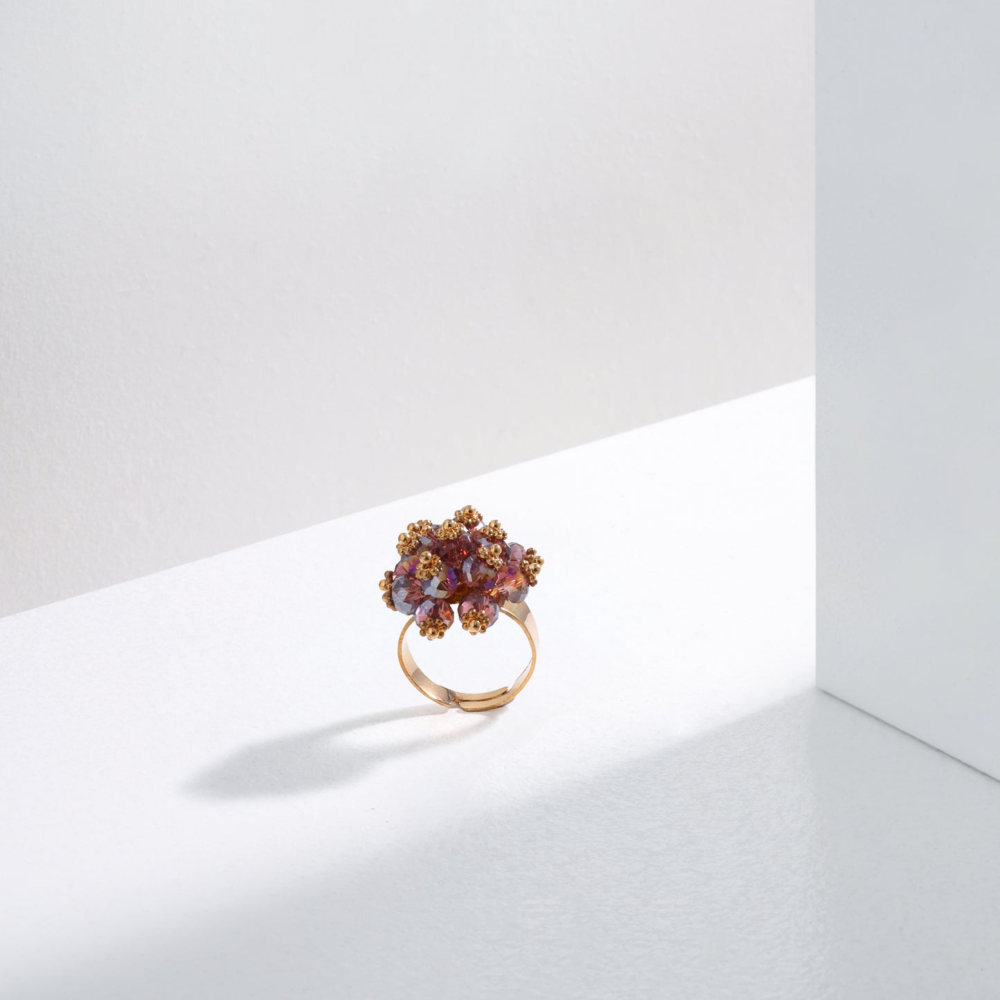 The Imperial Scarlet Bloom Ring – Hypoallergenic & Elegant
