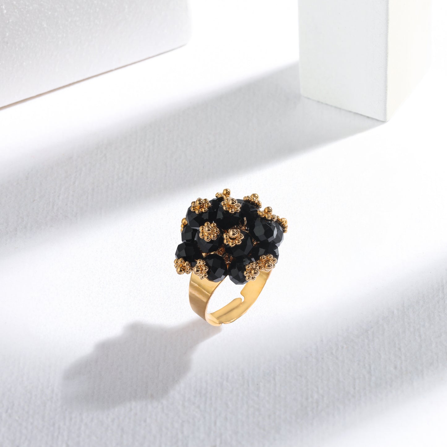The Imperial Scarlet Bloom Ring – Hypoallergenic & Elegant