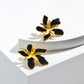 The Noir Petal Earrings – Premium Tarnish-Free Finish