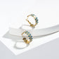 The Moroccan Mosaic Hoops – Hypoallergenic & Elegant
