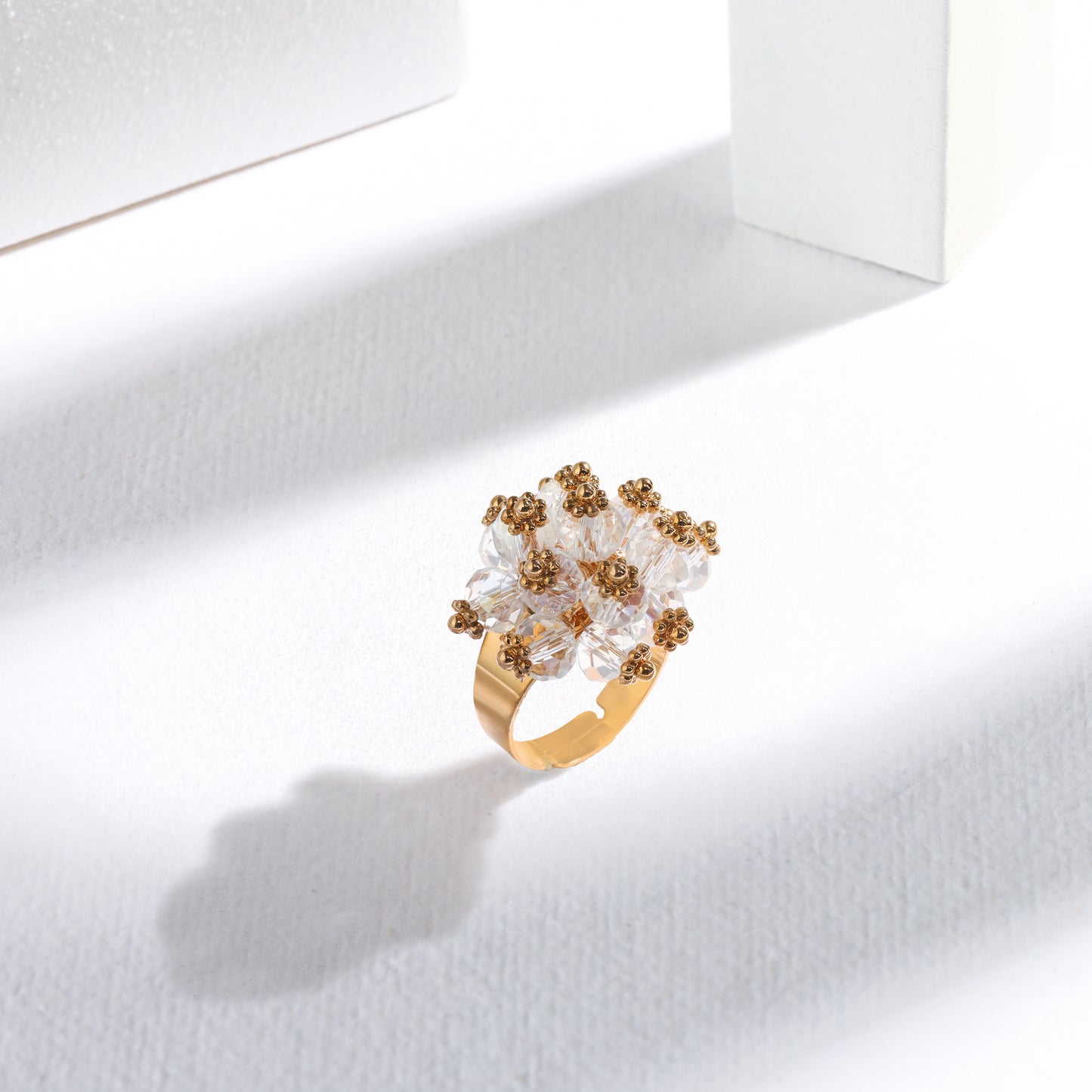 The Imperial Scarlet Bloom Ring – Hypoallergenic & Elegant