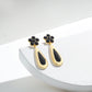The Noir Blossom Earrings – Luxury Plating, Built to Last