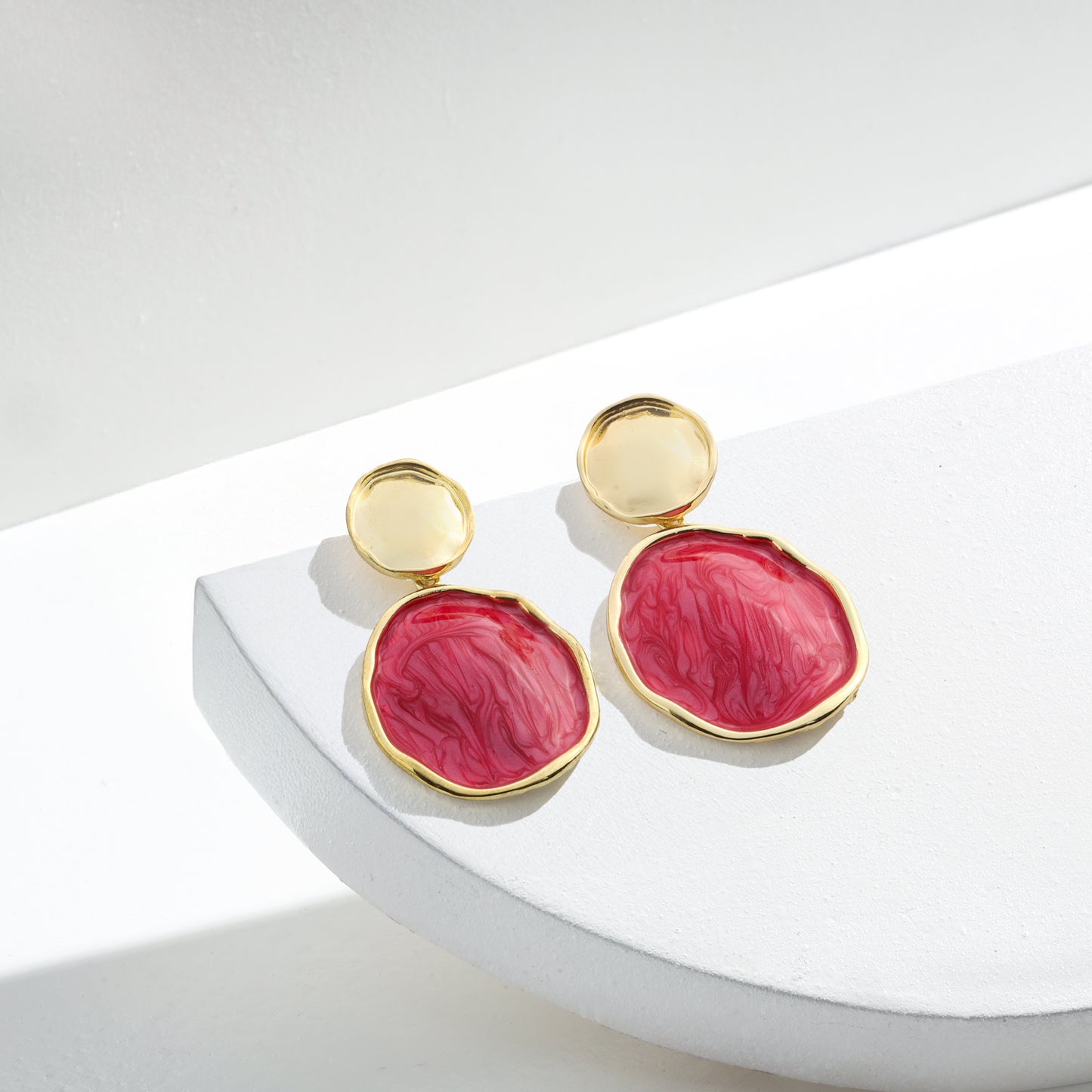 The Crimson Flow Earrings – Modern Heirloom Quality