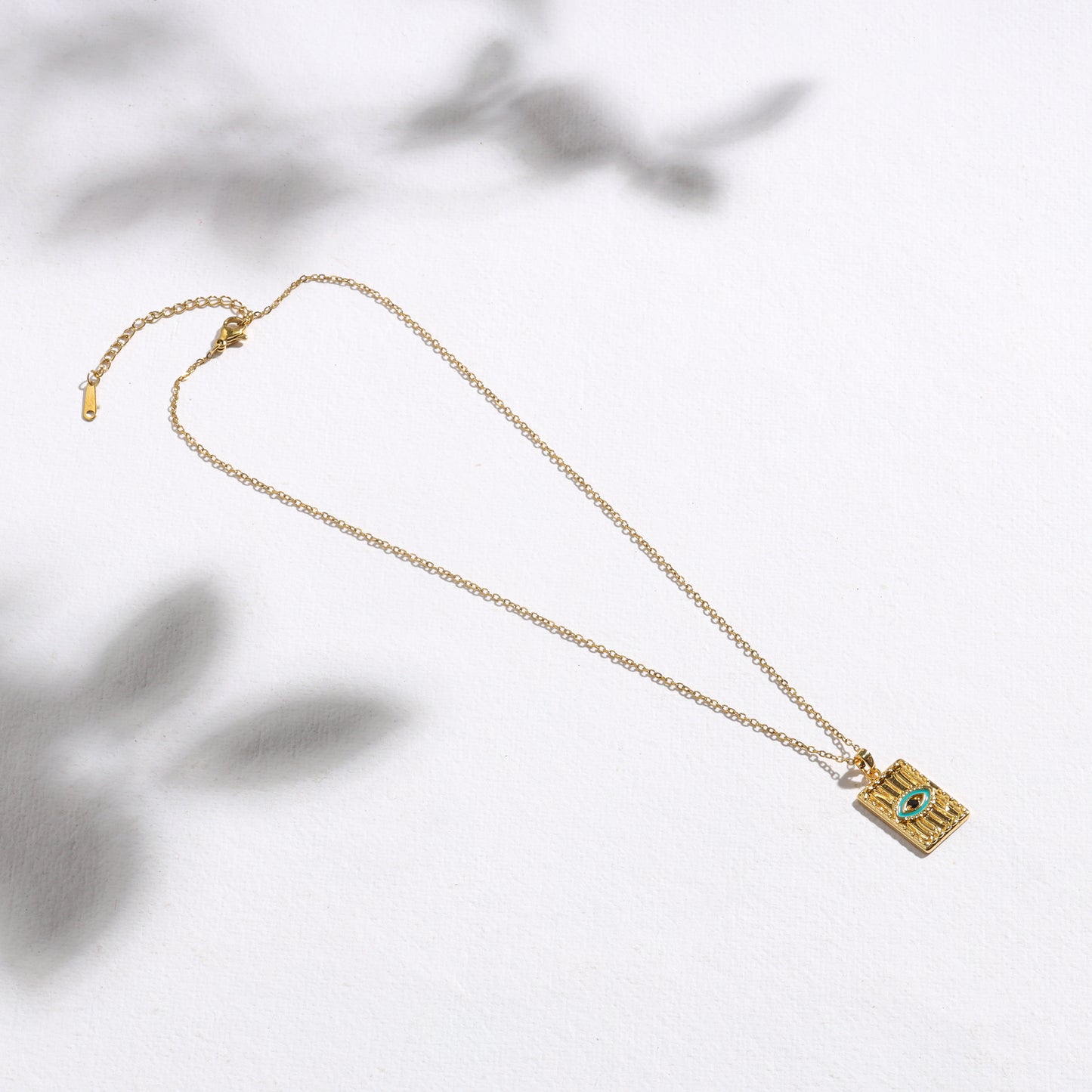 Talisman Evil Eye Medallion Necklace – Everyday Glam, Lasting Shine