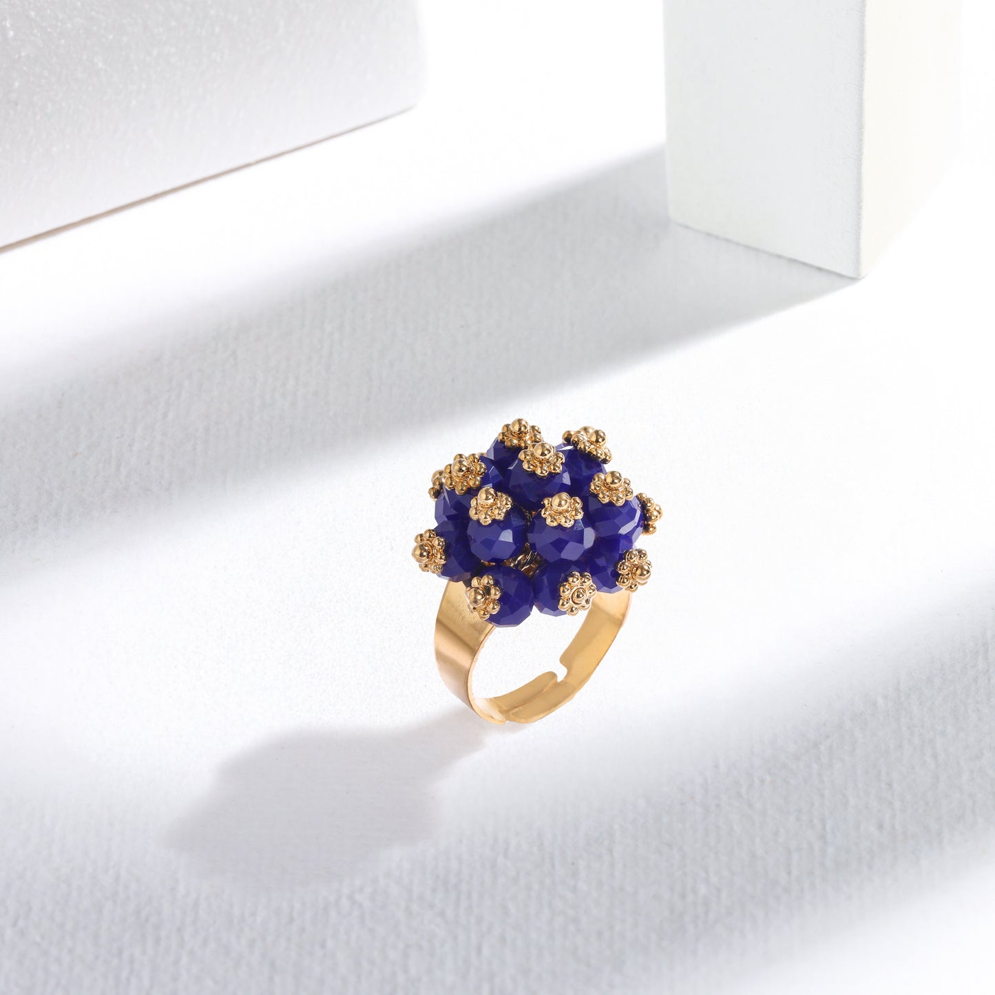 The Imperial Scarlet Bloom Ring – Hypoallergenic & Elegant