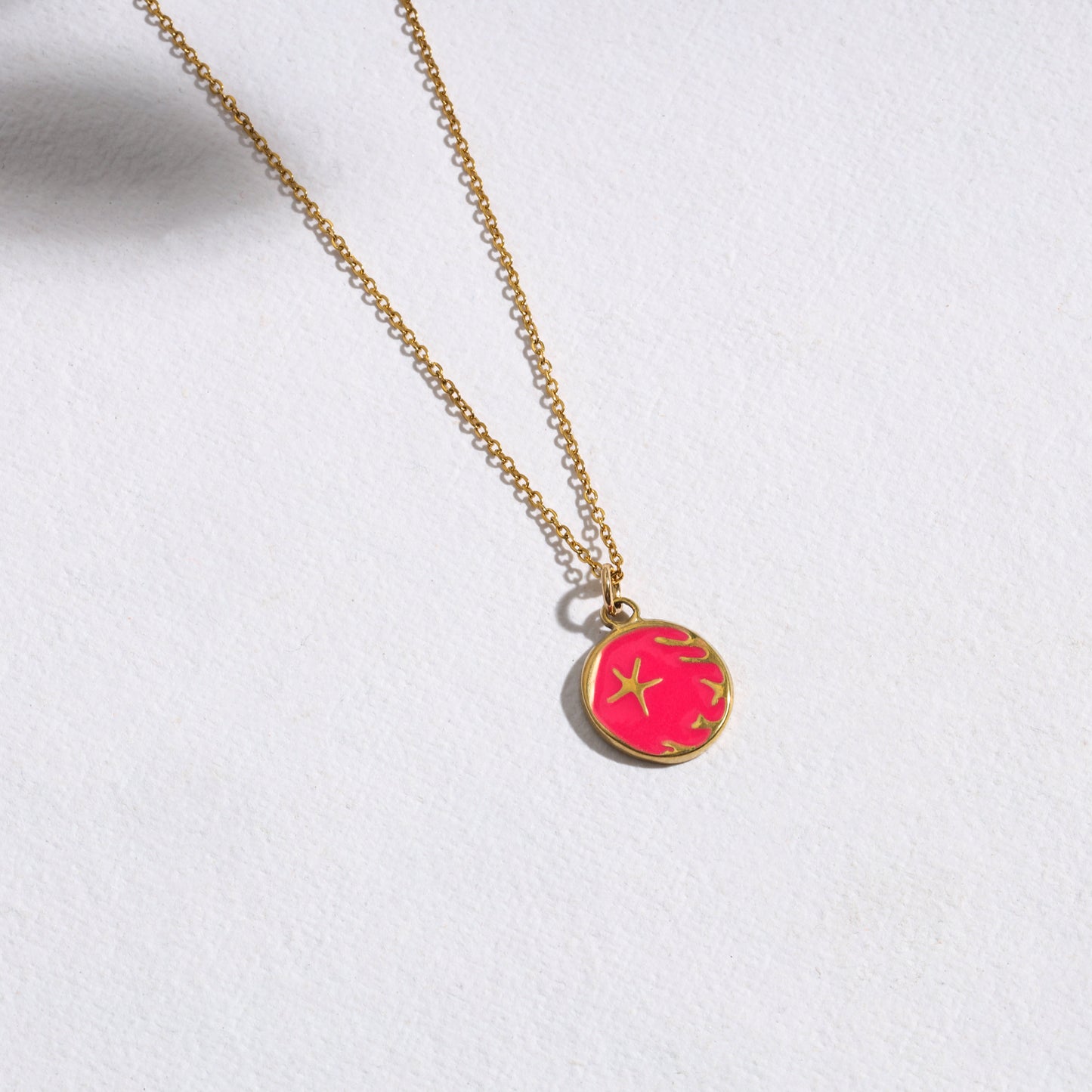 The Coral Starburst Pendant Necklace – Modern Heirloom Quality