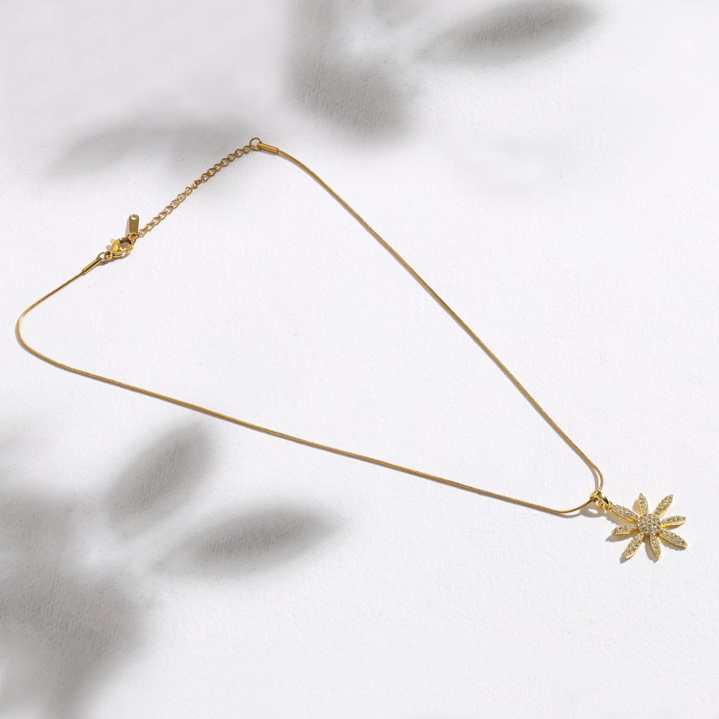 The Crystal Daisy Pendant Necklace – Artisan Made with Care