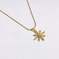 The Crystal Daisy Pendant Necklace – Artisan Made with Care
