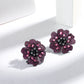 The Imperial Noir Bloom Earrings – Premium Tarnish-Free Finish