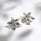 The Silver Bloom Studs – Luxe-Grade Gold Plating