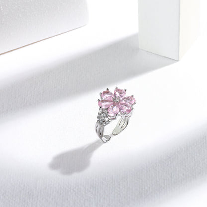 The Blush Bloom Embrace Ring – Artisan Made with Care