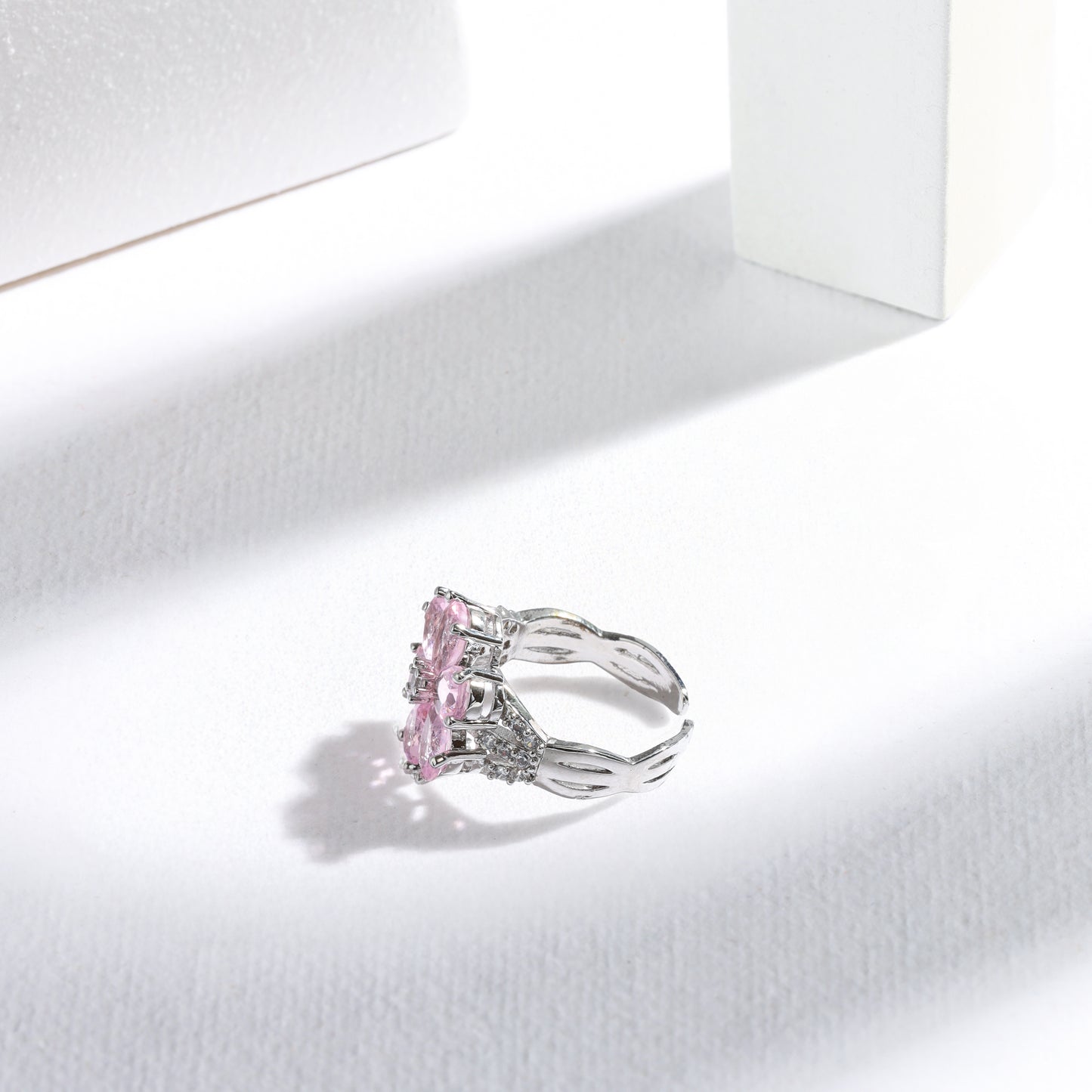 The Blush Bloom Embrace Ring – Artisan Made with Care