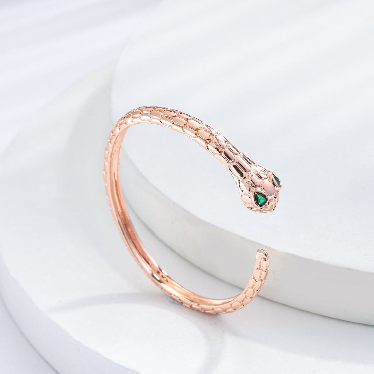 The Serpent Empress Cuff – Hypoallergenic & Elegant