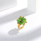 The Imperial Scarlet Bloom Ring – Hypoallergenic & Elegant