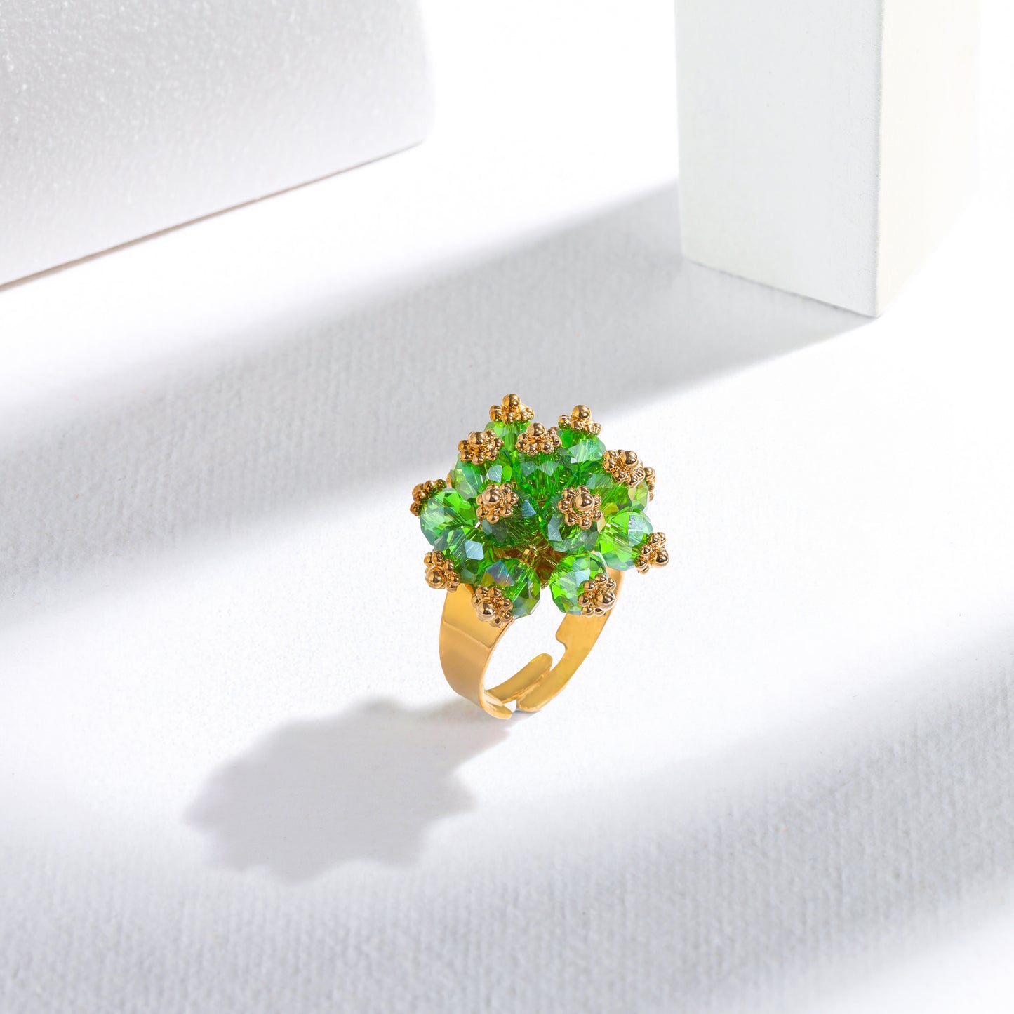 The Imperial Scarlet Bloom Ring – Hypoallergenic & Elegant