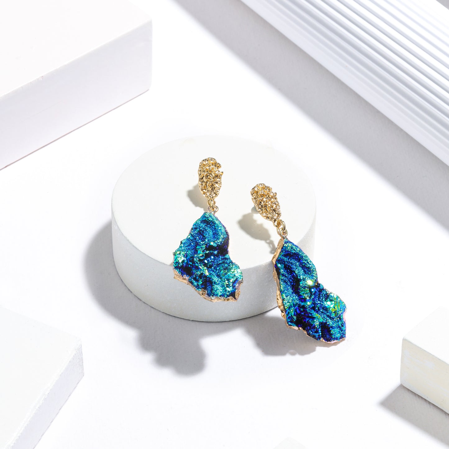 The Celestial Lagoon Earrings – Artisan Made with Care