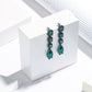 The Emerald Cascade Earrings – Luxury Plating, Built to Last