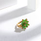 The Imperial Scarlet Bloom Ring – Hypoallergenic & Elegant