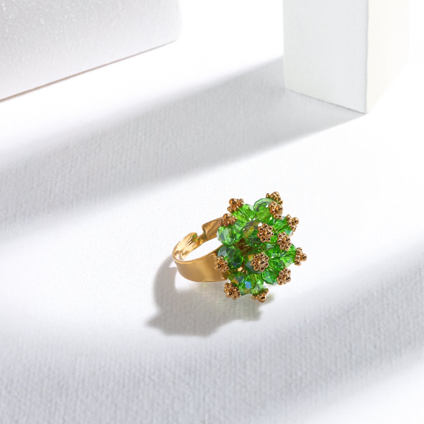 The Imperial Scarlet Bloom Ring – Hypoallergenic & Elegant