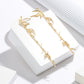 Golden Bamboo Cascade Earrings – Premium Tarnish-Free Finish