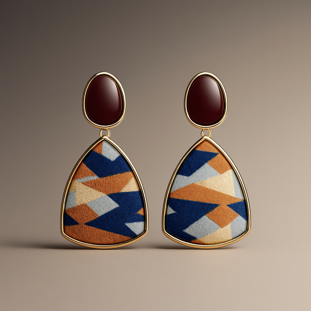 Terra Mosaic Drop Earrings