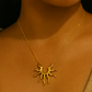 Solar Radiance Necklace - 22K Gold Micron Plating