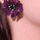 The Imperial Noir Bloom Earrings – Premium Tarnish-Free Finish
